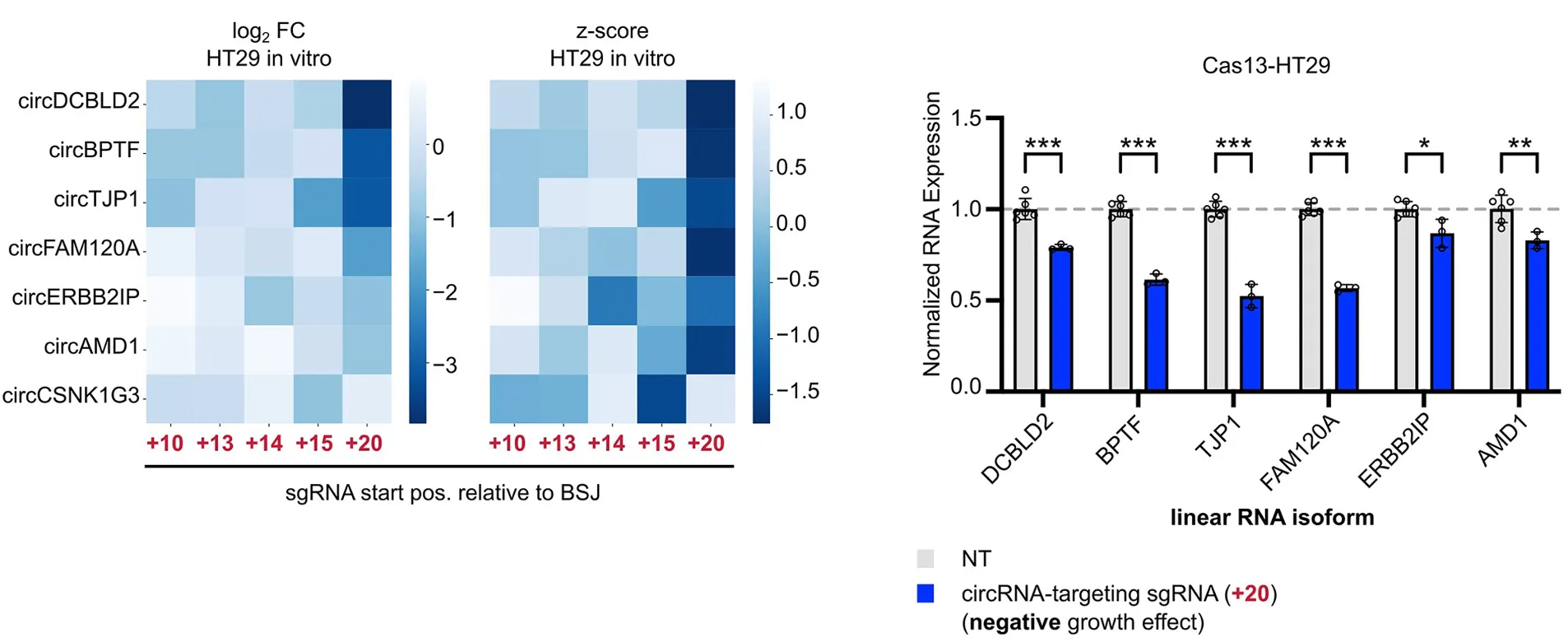 Re-analysis showing many published top hits were likely off-target artifacts